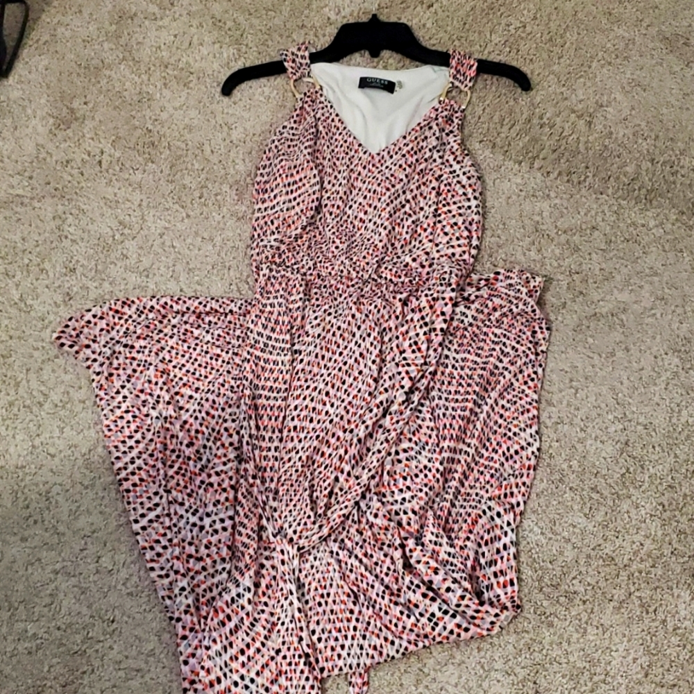 Guess multicolor maxi dress size 6